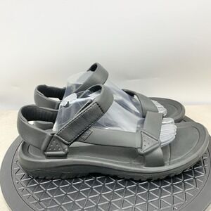 Teva Hurricane Drift Sandals Men Size 13 Shoes Black Rubber Water Flip Flops